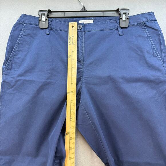 Eileen Fisher Pants Women's PL Blue Khakis Tapered Leg Business Casual Normcore - Picture 10 of 12